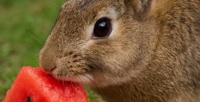 conejo-comiendo-sandia
